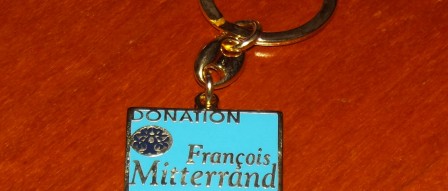 porte cl&eacute; F Mitterrand